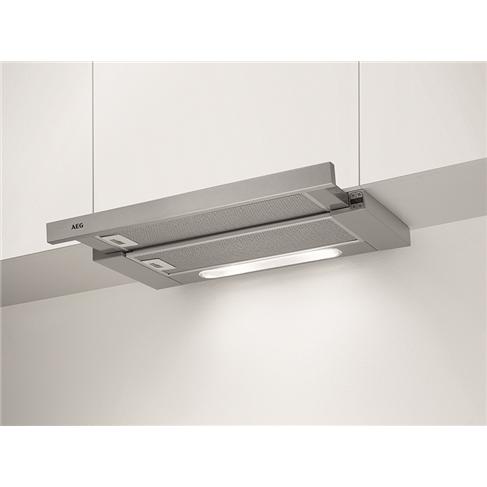 60cm telescopic rangehood, stainless steel - DPB5650MA | AEG